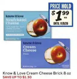 Winn Dixie Know & Love Cream Cheese offer