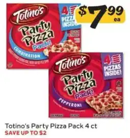 Winn Dixie Totino's Party Pizza Pack offer
