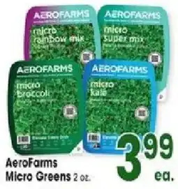 Jewel-Osco Aerofarms Micro Greens offer