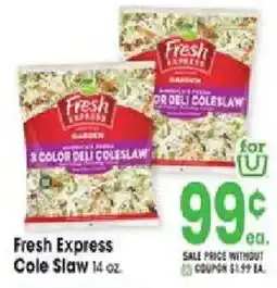 Jewel-Osco Fresh Express Cole Slaw offer