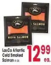 Jewel-Osco LasCo Atlantic Cold Smoked Salmon offer