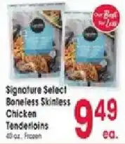 Jewel-Osco Signature Select Boneless Skinless Chicken Tenderloins offer