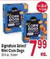 Jewel-Osco Signature Select Mini Corn Dogs offer
