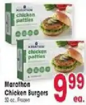 Jewel-Osco Marathon chicken burgers offer