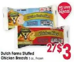 Jewel-Osco Dutch Farms Stuffed Chicken Breasts offer