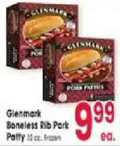 Jewel-Osco Glenmark Boneless Rib Pork Patty offer
