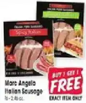 Jewel-Osco Marc Angelo Italian Sausage offer