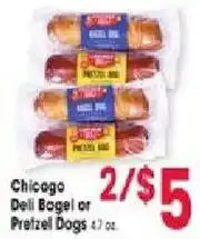 Jewel-Osco Chicago Deli Bagel or Pretzel Dogs offer