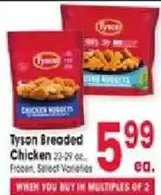 Jewel-Osco Tyson Breaded Chicken offer