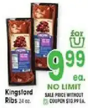 Jewel-Osco Kingsford Ribs offer