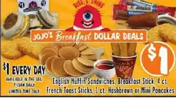 Jewel-Osco Jojo's Breakfast Dollar Deals offer