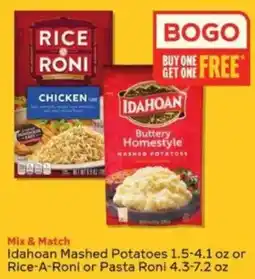 Winn Dixie Idahohan Mashed Potatoes or Rice-A-Roni offer