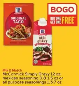 Winn Dixie McCormick Simply Gravy offer