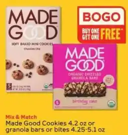 Winn Dixie Made Good cookies or granola bars or bites offer