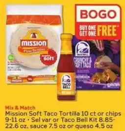 Winn Dixie Mission Soft Taco Tortilla or Taco Bell Kit offer