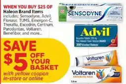 H-E-B Haleon Brand Items offer