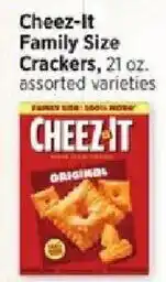 H-E-B Cheez-it family size crackers offer