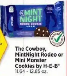 H-E-B The Cowboy, MintNight Rodeo or Mini Monster Cookies by H-E-B offer
