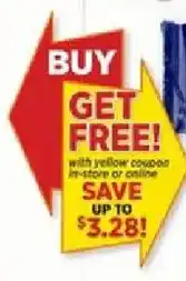 H-E-B Buy get free offer