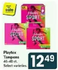 Jewel-Osco Playtex tampons offer