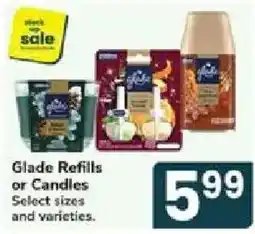 Jewel-Osco Glade Refills or Candles offer