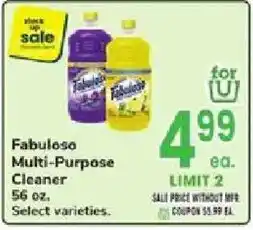 Jewel-Osco Fabuloso Multi-Purpose Cleaner offer