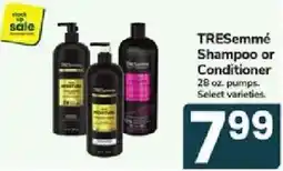 Jewel-Osco Tresemme Shampoo or Conditioner offer