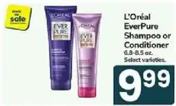 Jewel-Osco L'oreal everpure shampoo or conditioner offer