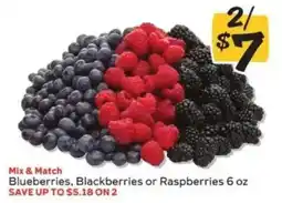 Winn Dixie Mix & Match Blueberries, Blackberries or Raspberries offer