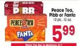 Jewel-Osco Peace Tea, Pibb or Fanta offer