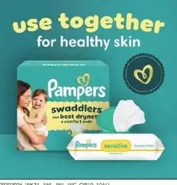 Jewel-Osco Pampers swaddlers offer