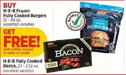 H-E-B H-E-B Frozen Fully Cooked Burgers offer