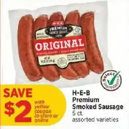 H-E-B H-E-B Premium Smoked Sausage offer