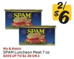 Winn Dixie Spam luncheon meat offer