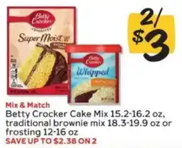Winn Dixie Betty Crocker cake mix or frosting offer