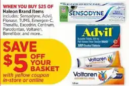 H-E-B Haleon Brand Items offer