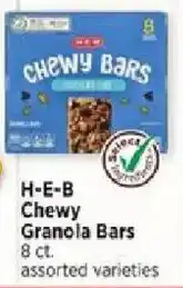 H-E-B H-E-B chewy granola bars offer