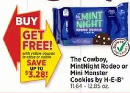 H-E-B The Cowboy, MintNight Rodeo or Mini Monster Cookies by H-E-B offer