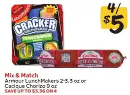 Winn Dixie Armour LunchMakers Cracker Crunchers offer