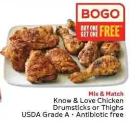 Winn Dixie Know & Love Chicken Drumsticks or Thighs offer