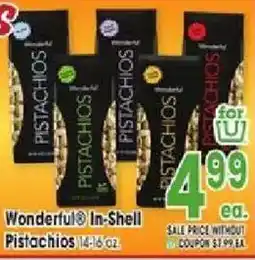 Jewel-Osco Wonderful In-Shell Pistachios offer