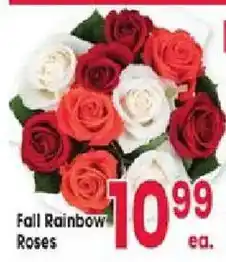 Jewel-Osco Fall Rainbow Roses offer