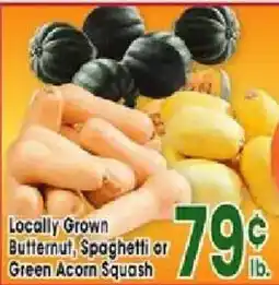 Jewel-Osco Locally Grown Butternut, Spaghetti or Green Acorn Squash offer