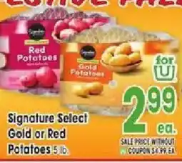 Jewel-Osco Signature Select Gold or Red Potatoes offer