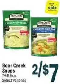 Jewel-Osco Bear Creek Soups offer