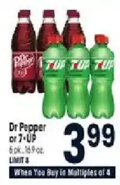 Jewel-Osco Dr Pepper or 7-Up offer