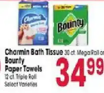 Jewel-Osco Bounty bath tissue offer