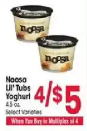 Jewel-Osco Noosa Lil' Tubs Yoghurt offer
