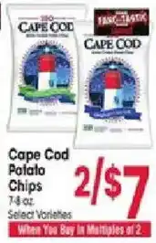 Jewel-Osco Cape Cod Potato Chips offer