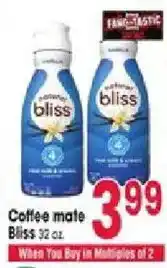 Jewel-Osco Coffee mate bliss offer